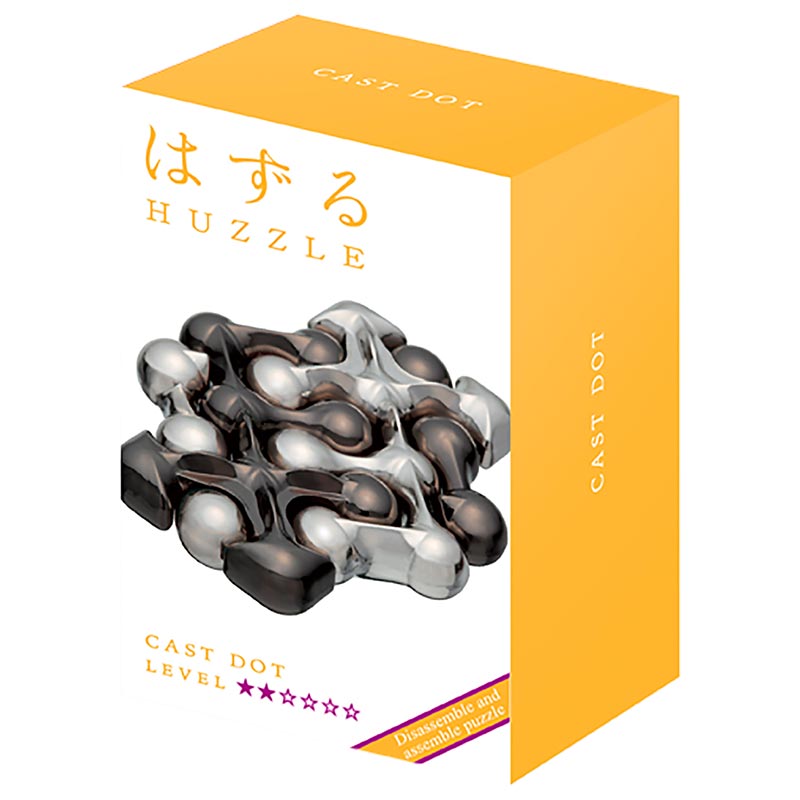 Casse-tete en métal Cast Dot de la collection hanayama huzzle niveau 2