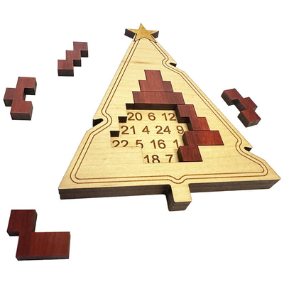 Calendrier de l’Avent Casse-tête « Sapin » – 24 défis