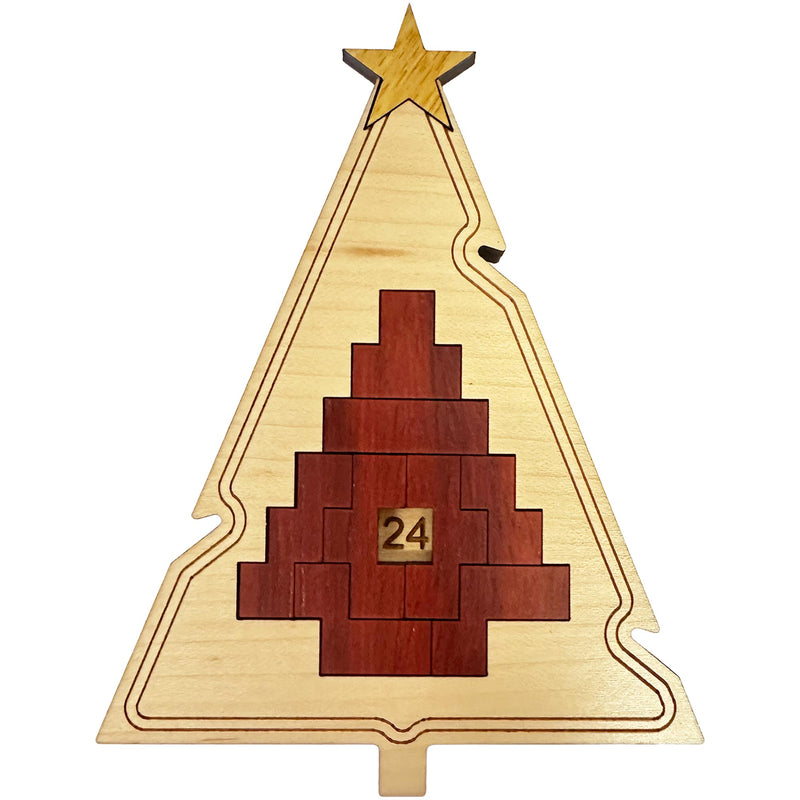 Calendrier de l’Avent Casse-tête « Sapin » – 24 défis