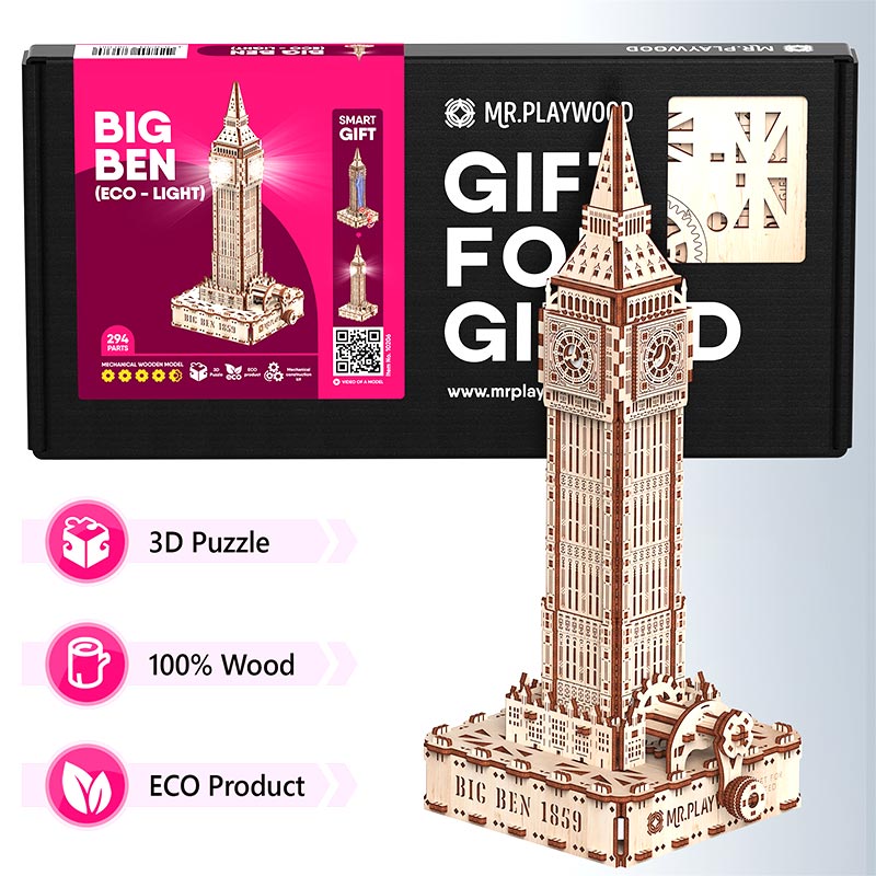 Big Ben modèle articulé Eco - Light - Mr. Playwood