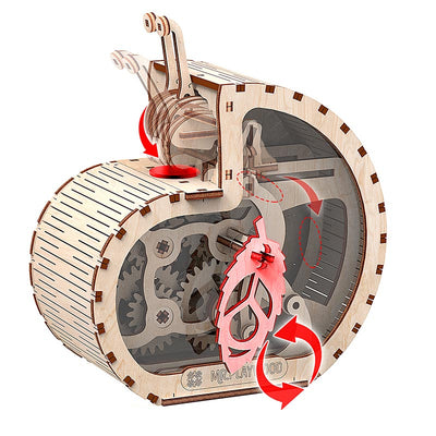 Escargot S tirelire maquette 3D mobile en bois - Mr. Playwood