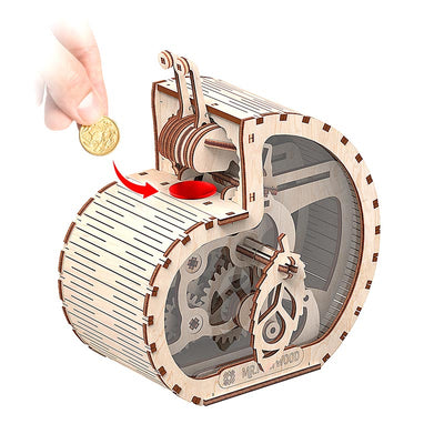 Escargot S tirelire maquette 3D mobile en bois - Mr. Playwood