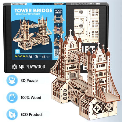 Tower Bridge XL maquette 3D mobile en bois - Mr. Playwood